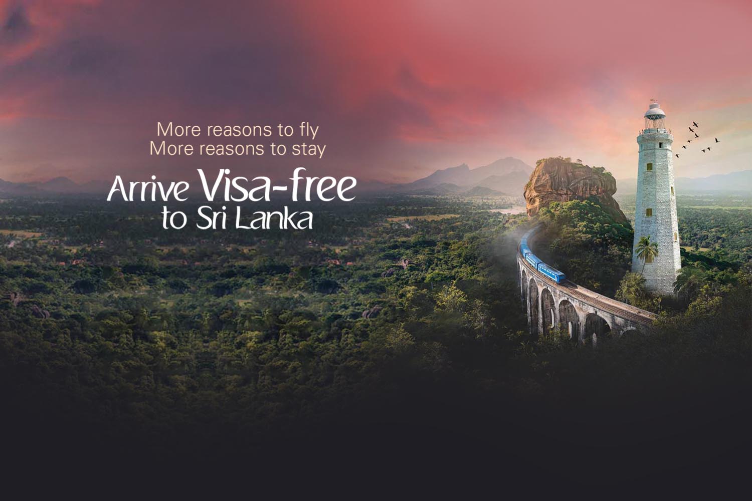 Arrive Visa-free to Sri Lanka